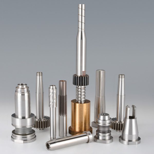 plastic mold accessories for daily chemical packaging, spiral tooth core cavity inserts, injection molds, plastic molds, precision mold parts
